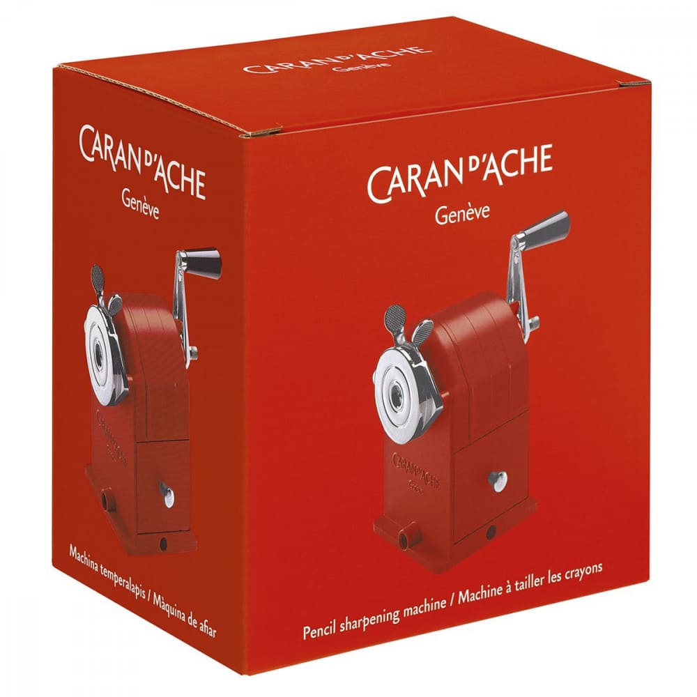 Apontador de Lápis Manivela Caran d'Ache Red