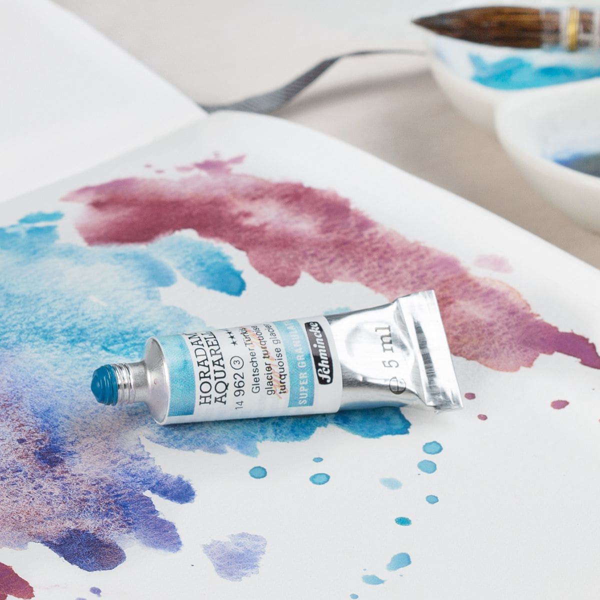 Aquarela Profissional Schmincke Horadam Super Granulation 15ml S3 975 Galaxy Black