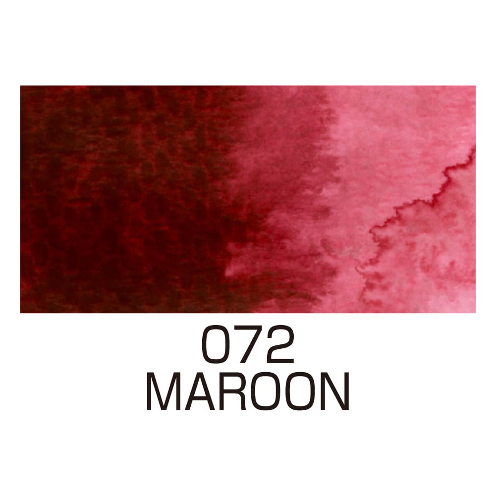Aquarela Kuretake Gansai Tambi Maroon 072