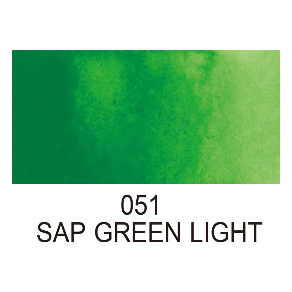 Aquarela Kuretake Gansai Tambi Sap Green Light 051