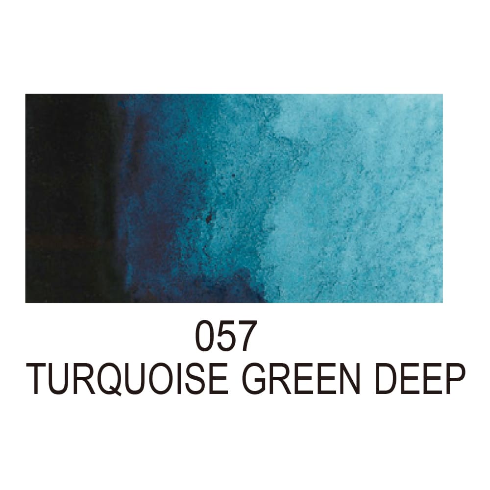 Aquarela Kuretake Gansai Tambi Turquoise Green Deep 057
