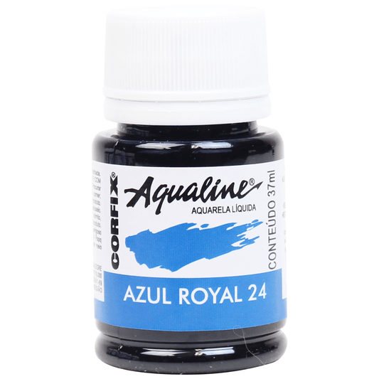Aqualine Aquarela Líquida 24 Azul Royal 37ml Corfix