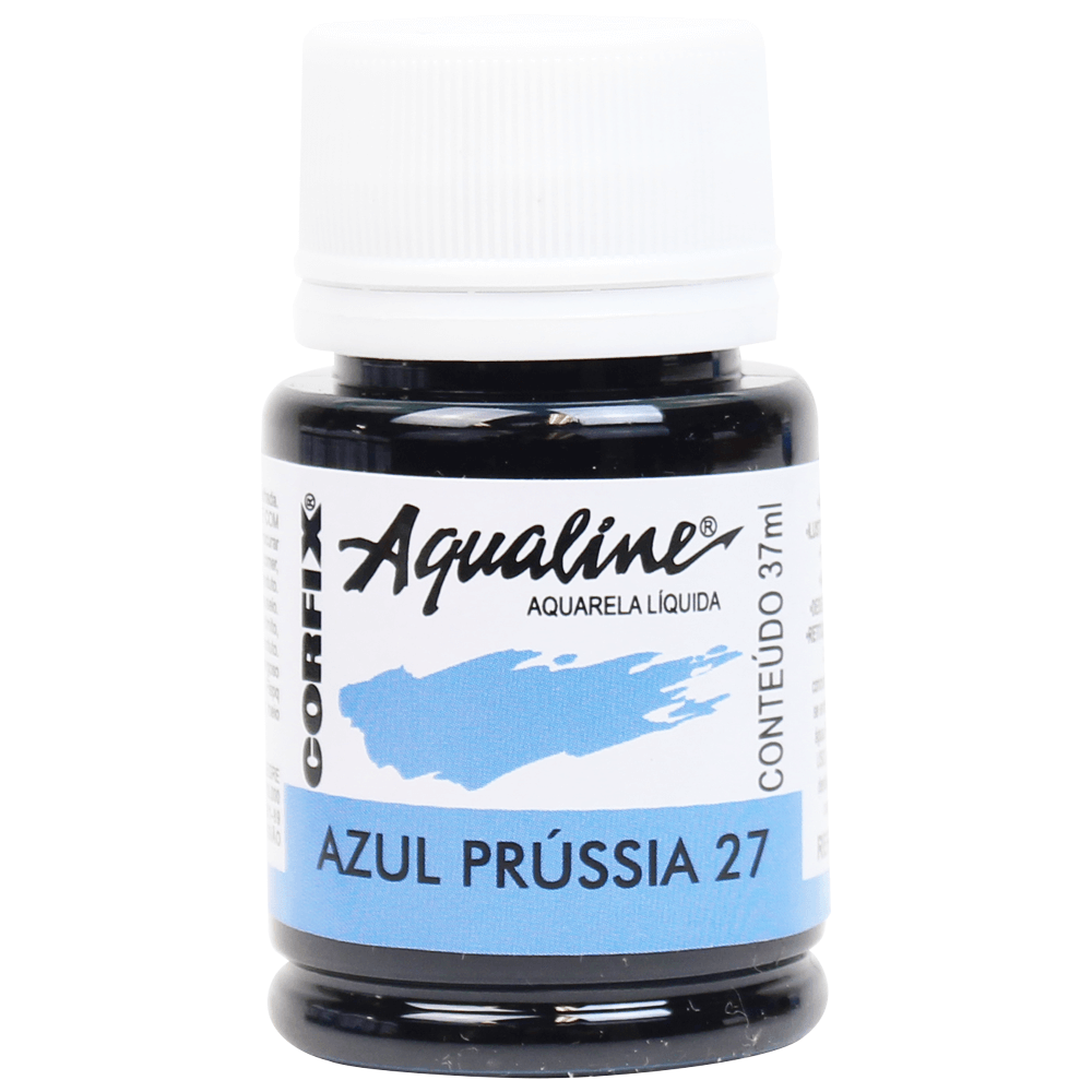 Aqualine Aquarela Líquida 27 Azul Prússia 37ml Corfix