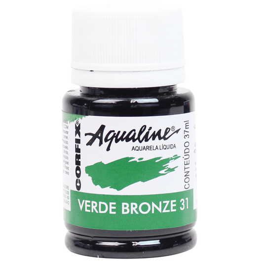 Aqualine Aquarela Líquida 31 Verde Bronze 37ml Corfix