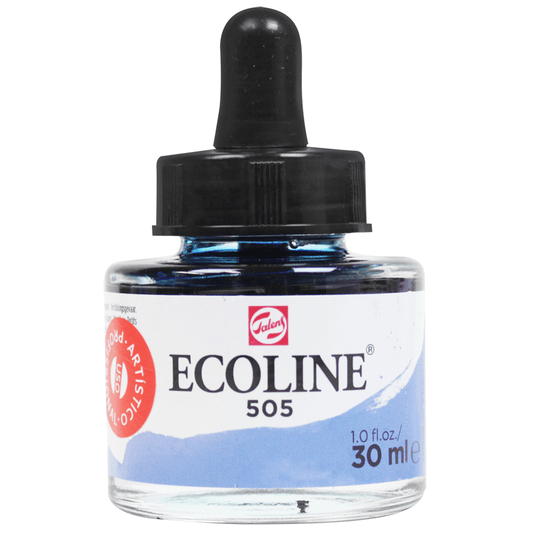 Aquarela Líquida Ecoline Talens 30ml 505 Ultramarine Light