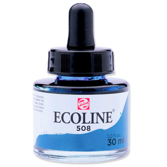 Aquarela Líquida Ecoline Talens 30ml 508 Prussian Blue