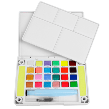 Aquarela em Pastilha KOI Sakura 24 Cores