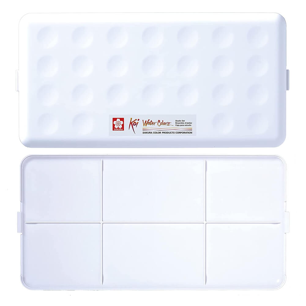 Tinta Aquarela em Pastilha KOI Sakura 96 Cores
