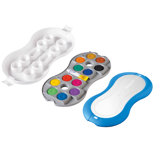 Tinta Aquarela Profissional Pelikan 12 Cores