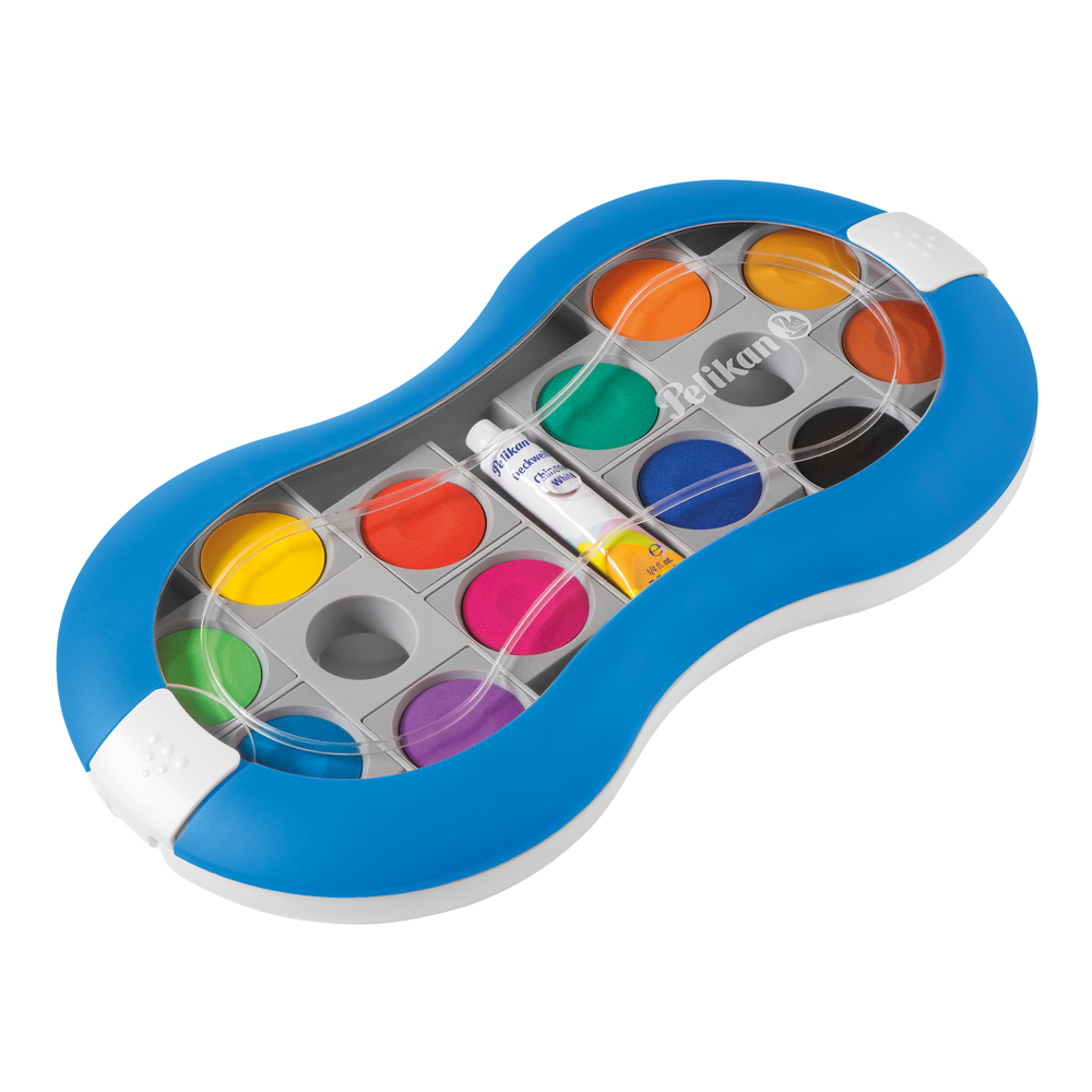 Tinta Aquarela Profissional Pelikan 12 Cores