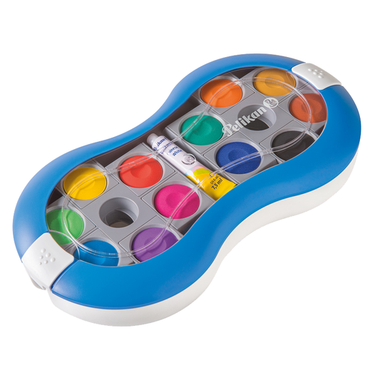 Tinta Aquarela Profissional Pelikan 24 Cores