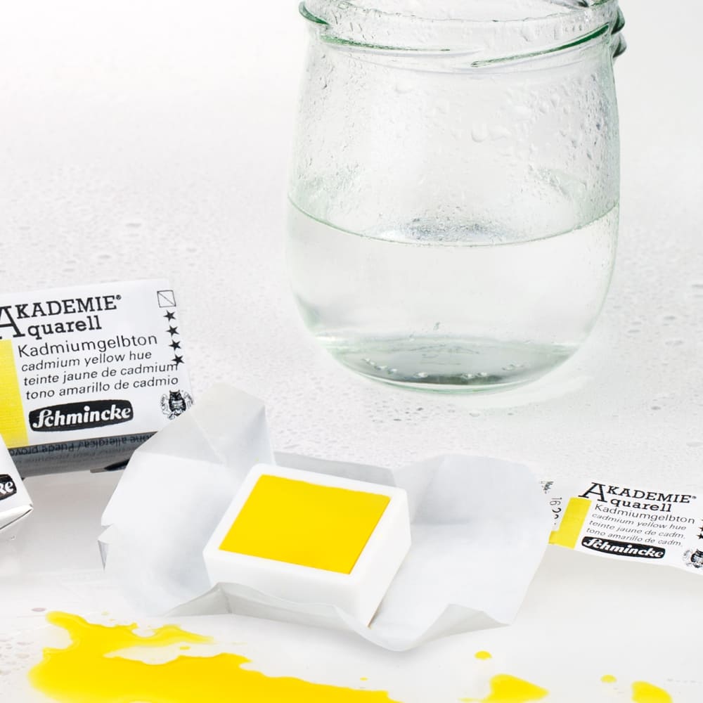 Tinta Aquarela Schmincke Akademie Pastilha 10 Cores