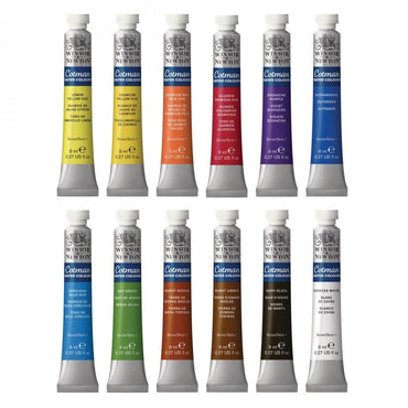 tinta aquarela winsor & newton cotman 12 cores