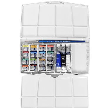 Aquarela Winsor & Newton Cotman Painting Plus 21 Peças