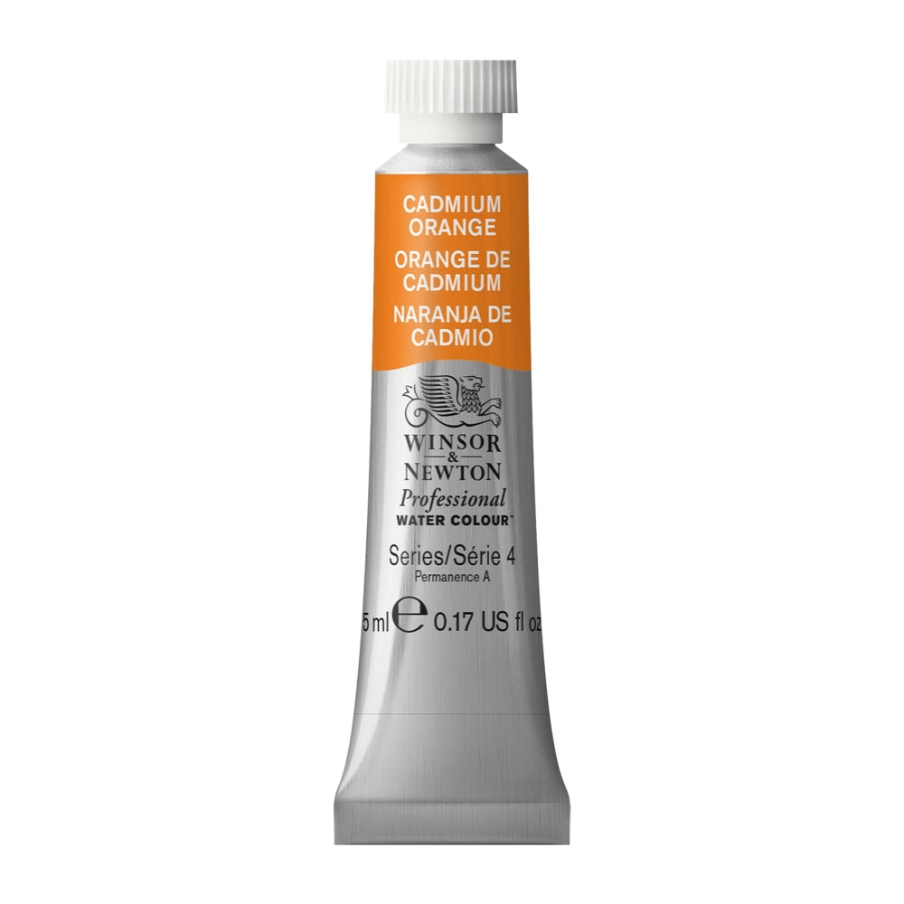 Tinta Aquarela Profissional Winsor & Newton Tubo 5ml S4 089 Cadmium Orange