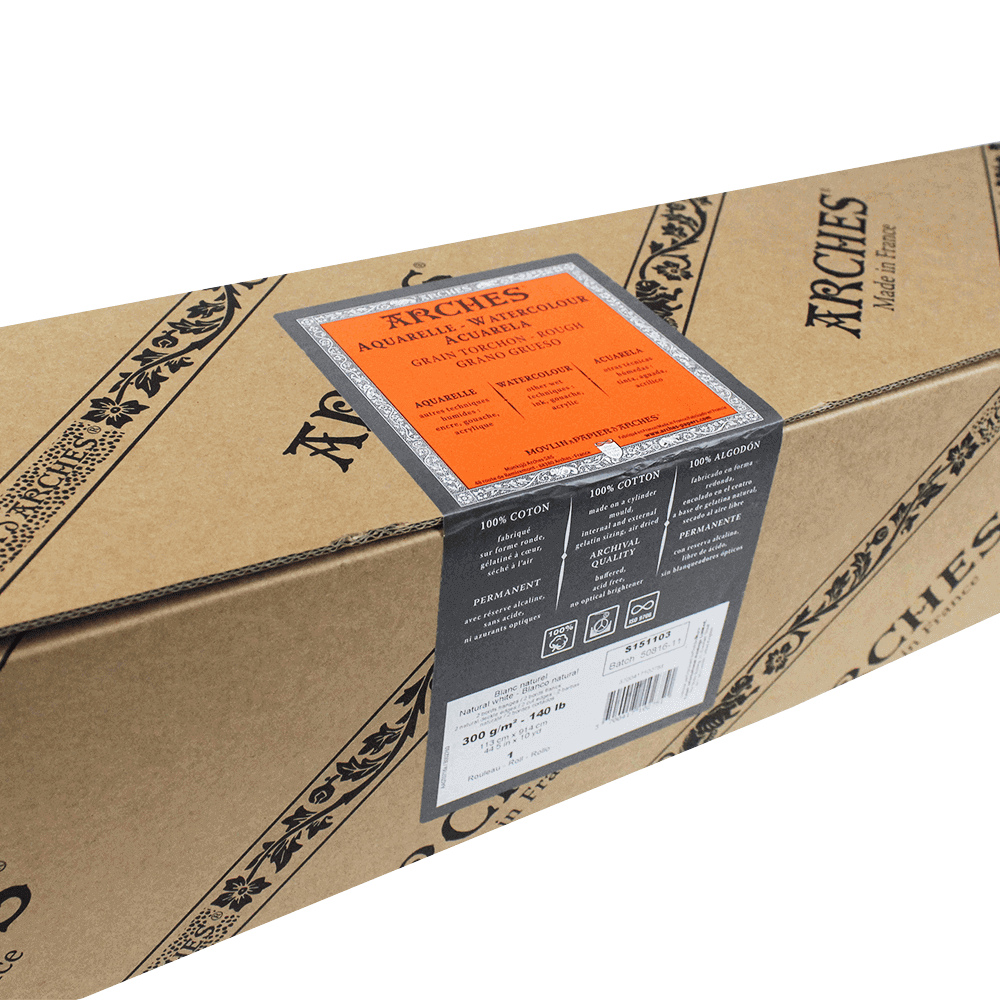 Rolo de Papel Para Aquarela Arches TT 300g/m²