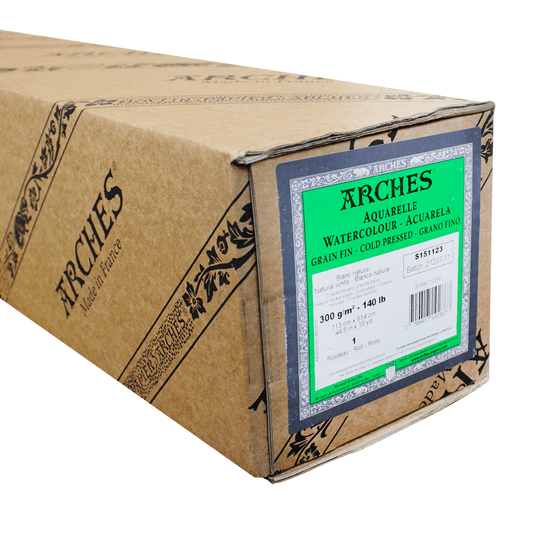 Rolo de Papel Para Aquarela Arches TF 300g/m² 113x914cm