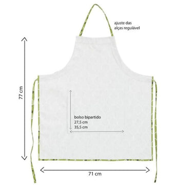 Avental Para Pintura - Art Déco