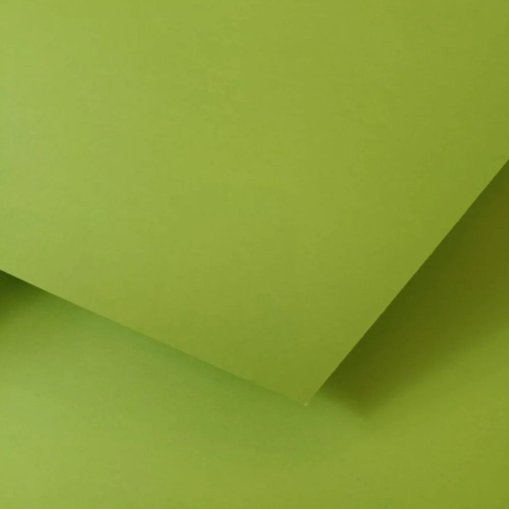 Papel Colore Fabriano Verde Lima 50X65cm 185g/m²