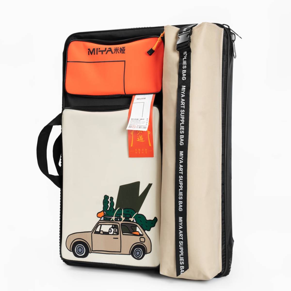 Mochila Para Materiais Artísticos Branca Himi