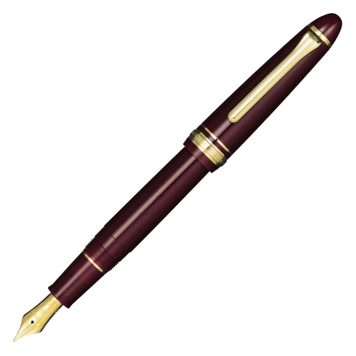 Caneta Tinteiro Sailor 1911 GT 14K Pena M Maroon