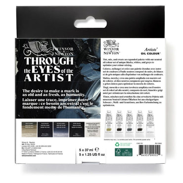 Estojo de Tinta Óleo Artist Winsor & Newton Profissional Neutral Set C/5 Cores