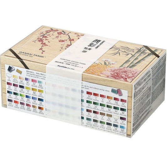 Aquarela Kuretake Gansai Tambi 100 Cores 4° Edição
