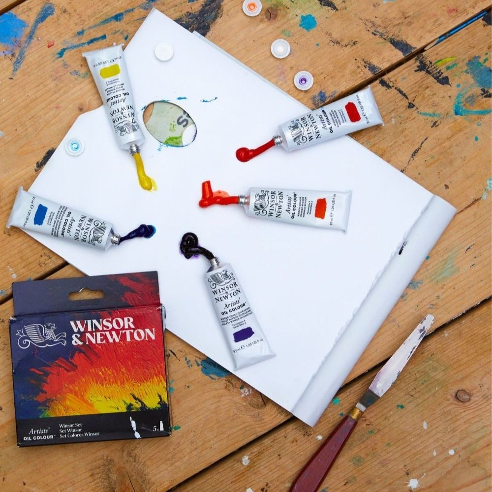 Estojo de Tinta Óleo Artist Winsor & Newton Profissional Primary Set C/5 Cores