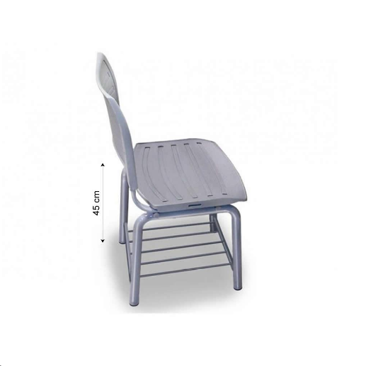 Cadeira com Assento Plástico Trident TUB-CD45P