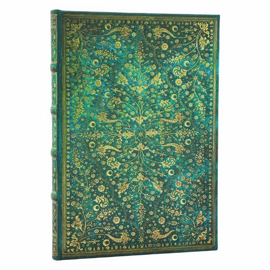 Paperblanks Emerald Flower Midi Capa Dura Pautado