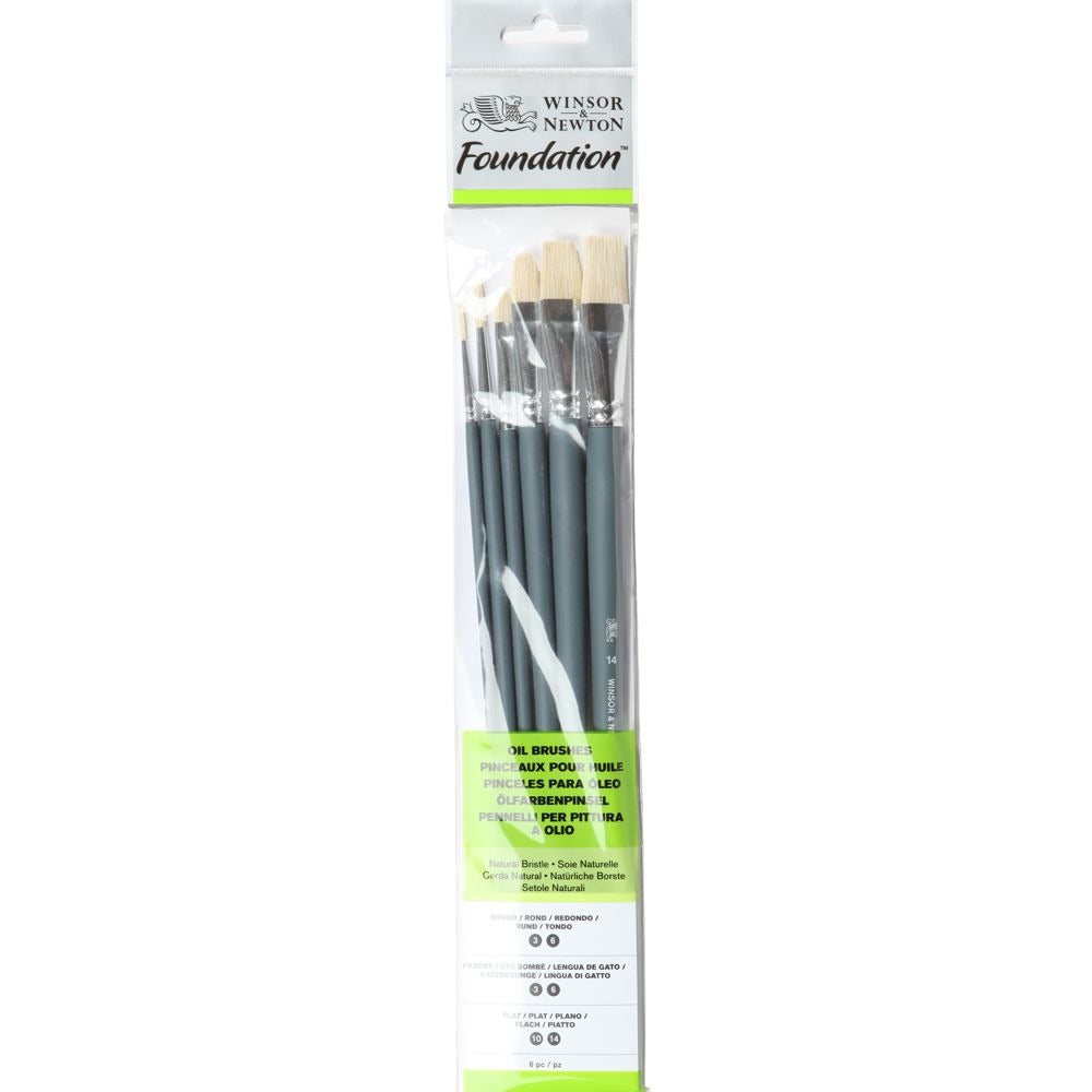 Kit Pincéis Winsor & Newton Foundation 6 Unidades 5295026