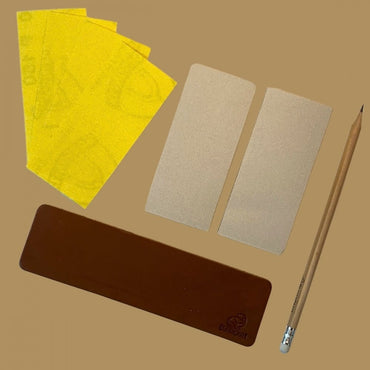 Conjunto Escultura em Madeira Beavercraft DIY Tamancos