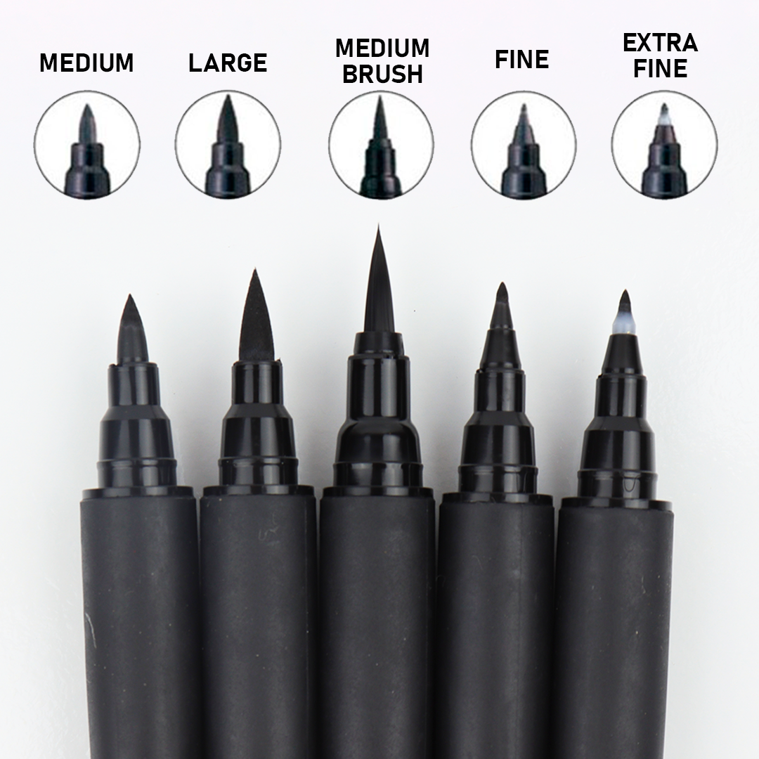 Caneta Pincel Bimoji Fude Medium