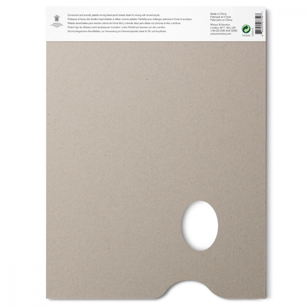 Paleta Descartável Winsor & Newton 23x31cm 50 Folhas