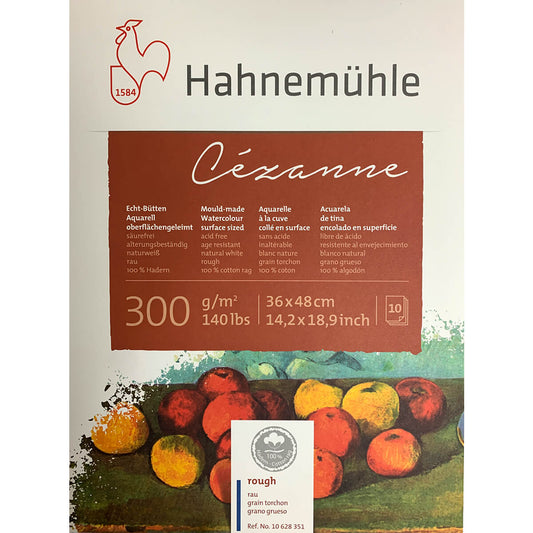 Bloco Para Aquarela Cézanne Hahnemühle Grain Torchon 300g/m² 36x48cm