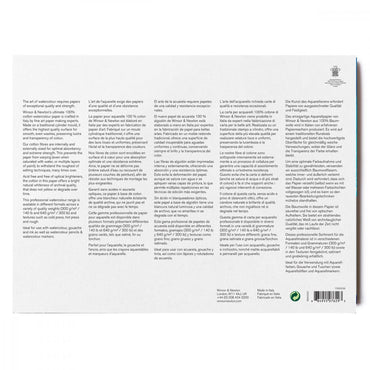 Bloco de Papel Para Aquarela Winsor & Newton Professional 300g/m² 26x36cm 20 Folhas