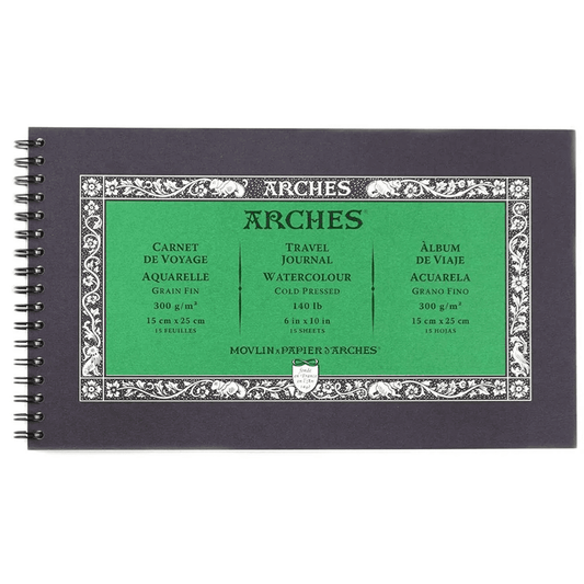 Bloco de Papel para Aquarela Arches TF 300g/m² 15x25cm 15 Folhas