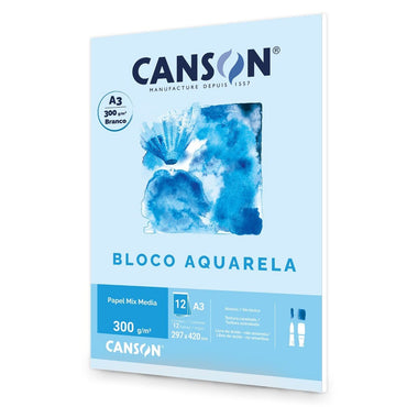 Bloco Papel Aquarela Canson 300g