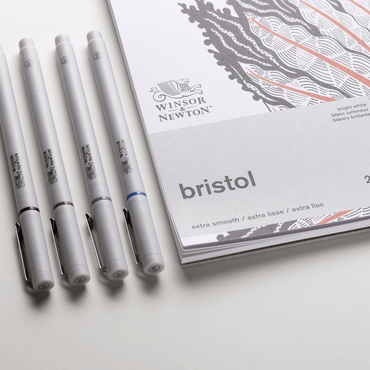 Bloco de papel Winsor & Newton Bristol A3 20 folhas textura lisa