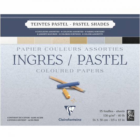 papel para pastel ingres clairefontaine 130g