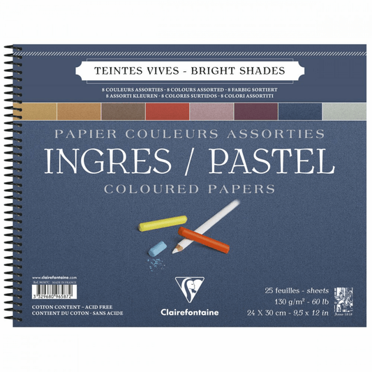 papel para pastel ingres clairefontaine 130g