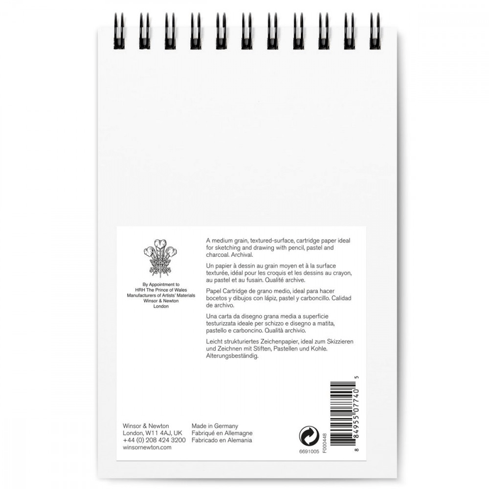 Bloco de papel para desenho Winsor & Newton Drawing 150g A5 25 folhas