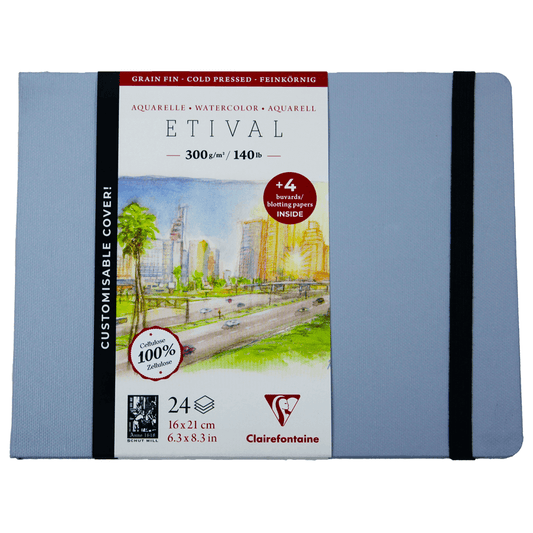 Bloco de Papel Para Aquarela Etival 16x21cm Ed. Customizada