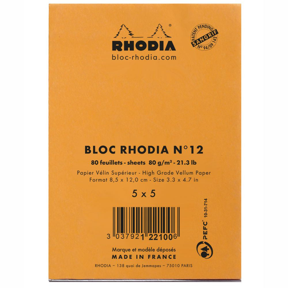 Bloco de Notas Rhodia Ed. Katakana 8,5x12cm N°12