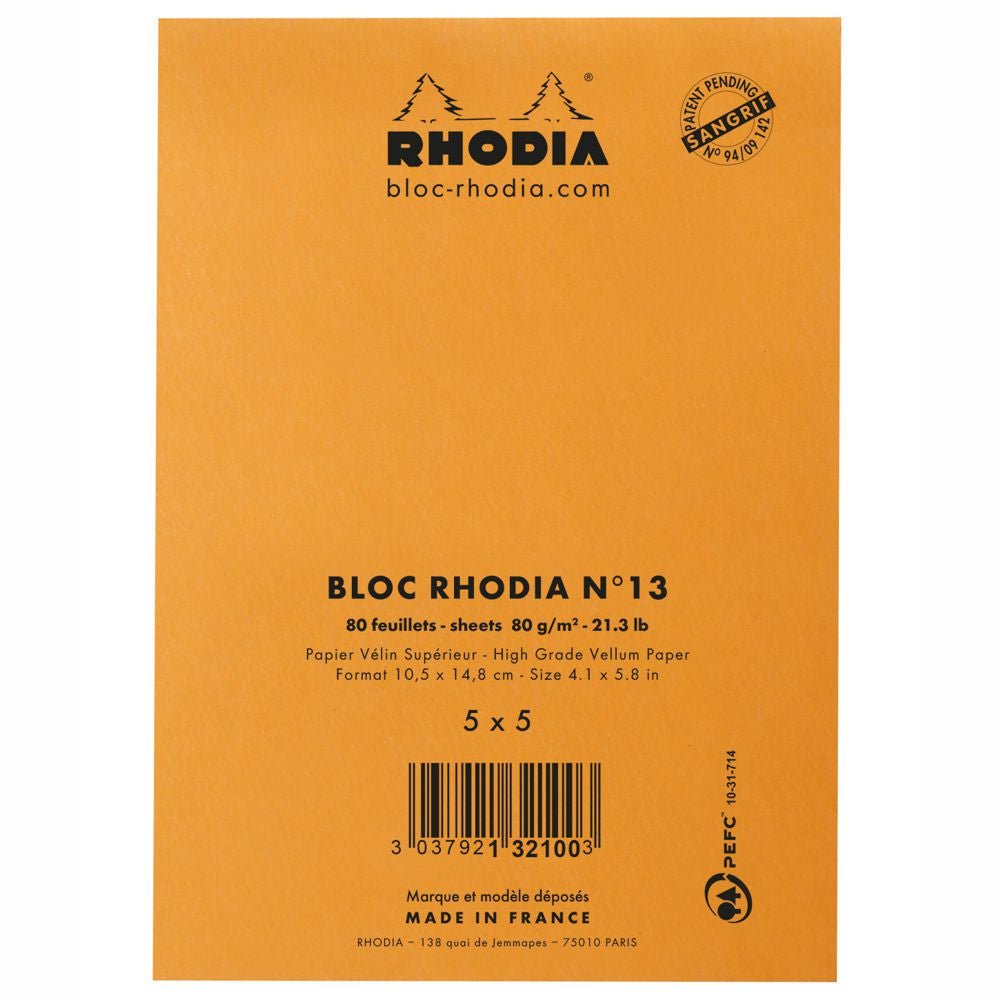 Bloco de Notas Rhodia Ed. Katakana 10,5x14,8cm N°13