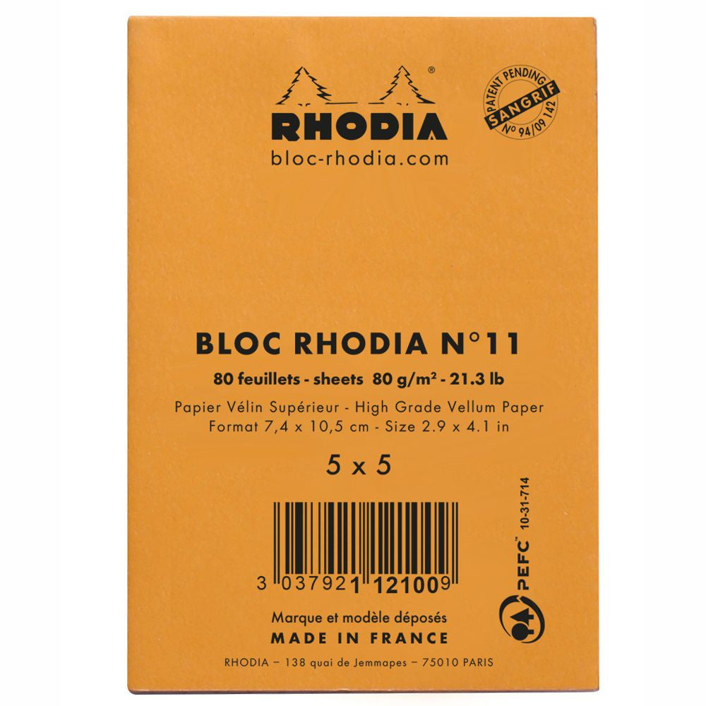 Bloco de Notas Rhodia Ed. Katakana 7,4x10,5cm N°11