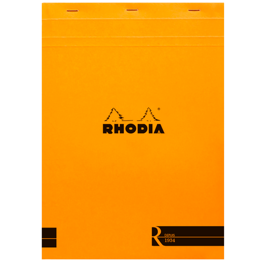 Bloco de Desenho e Notas Rhodia A4 N°18 Capa Laranja