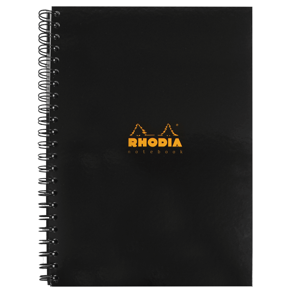 Caderno Note Book Rhodia Capa Preta A4
