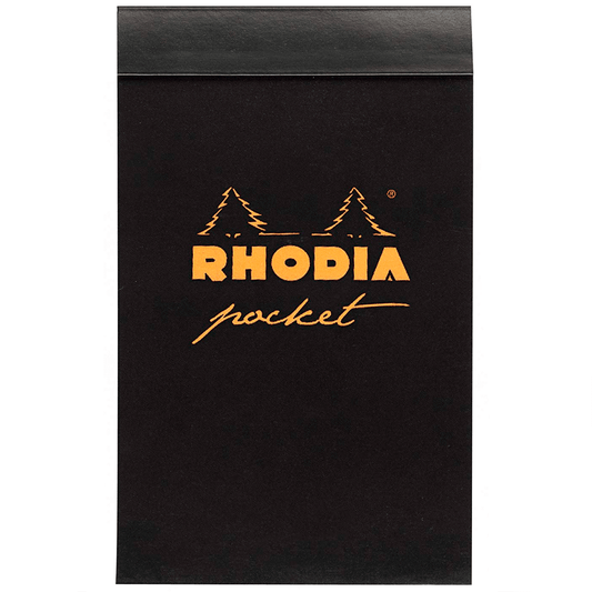 Bloco Rhodia Pocket 7,5x12cm Capa Preta