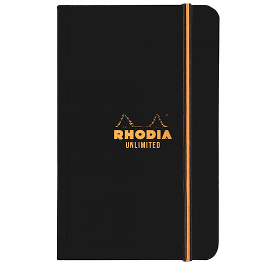 Bloco Rhodia Unlimited 9x14cm Capa Preta
